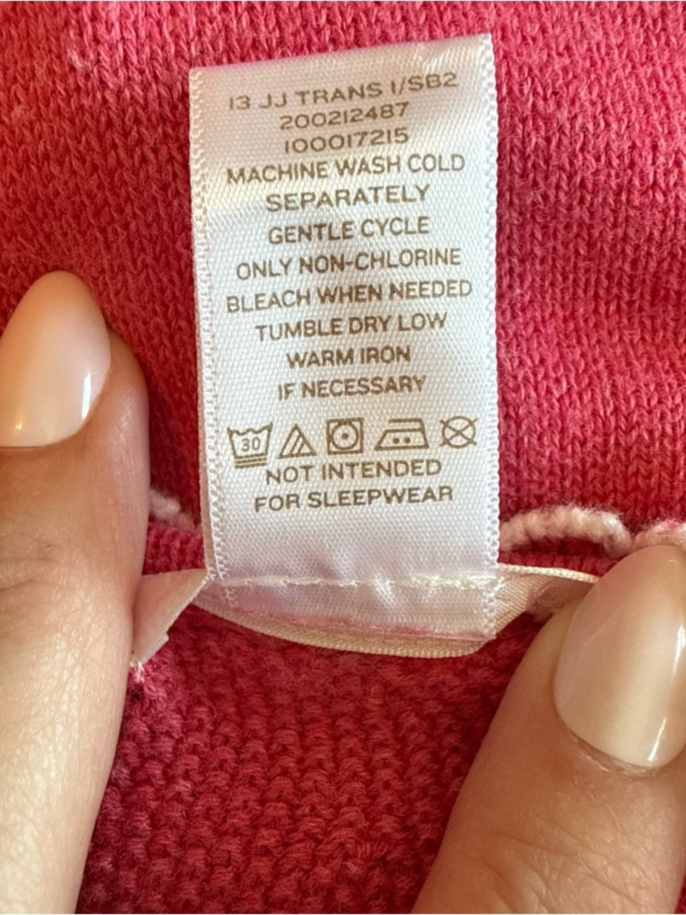 EUC Janie & Jack Pink & White Cotton Knit Sweater Dress Spring Girls Size 7 - Picture 5 of 7